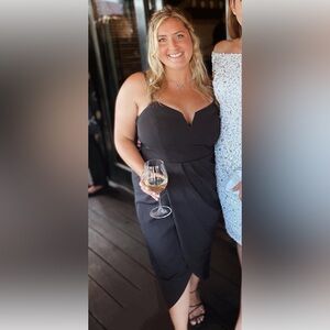 Sassy Flex Tulip V Dress